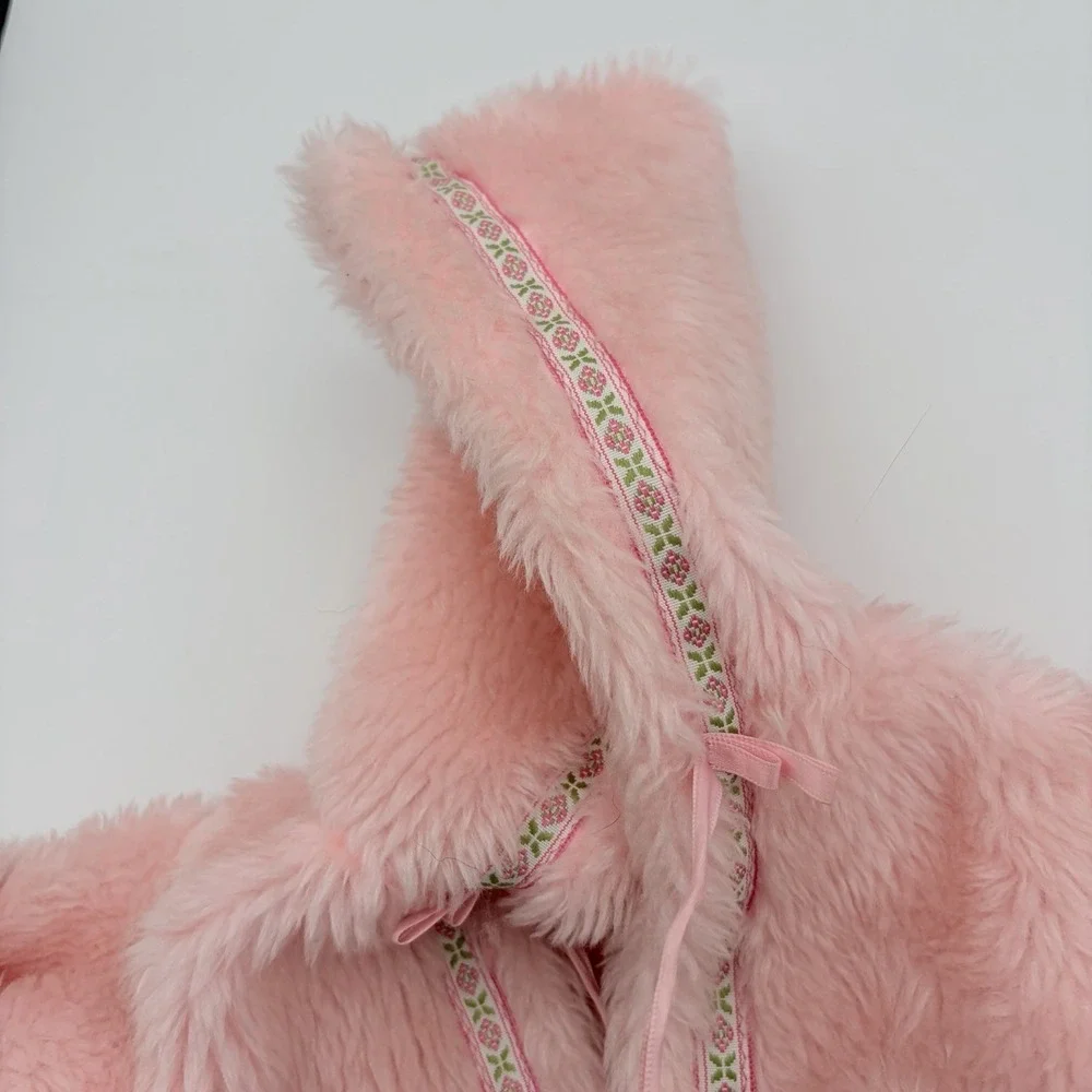 CPK American Girl Vintage doll Fur Pink Cute Jacket For 16-18‎ inch